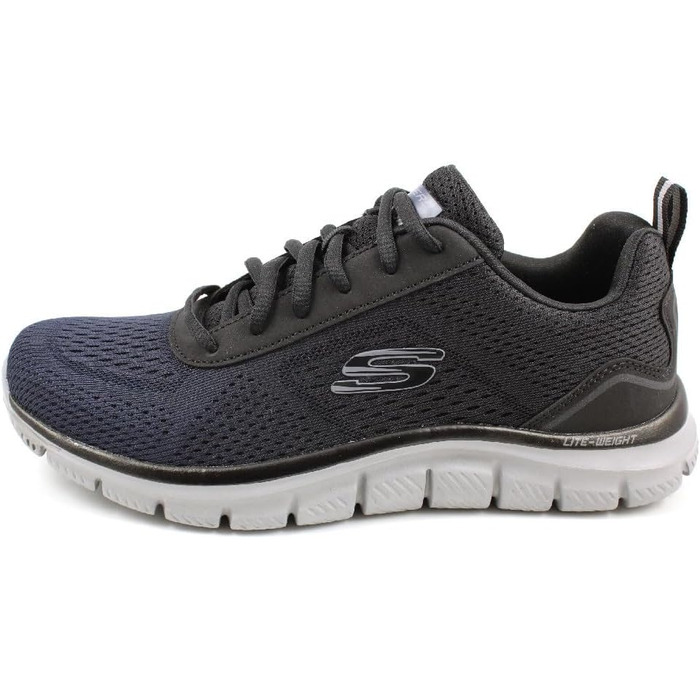 Чоловічі кросівки Skechers Track Ripkent - Navy Mesh Black Trim (40 EU, Широкий)