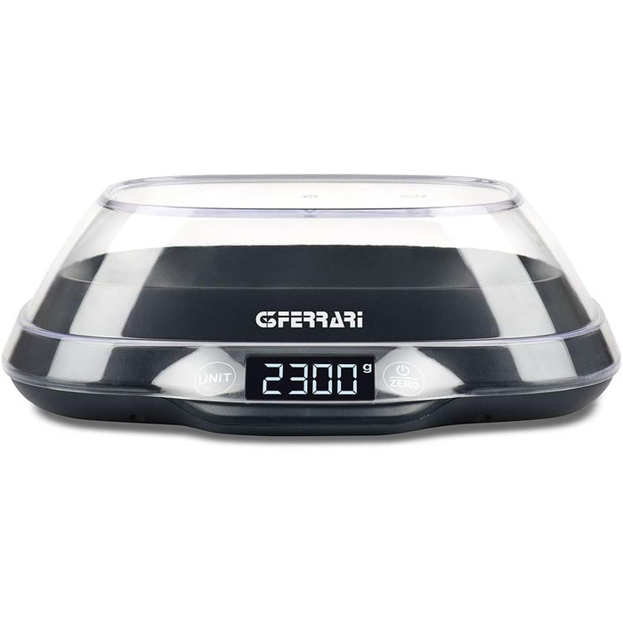 Кухонні ваги Ferrari G20093, пластик, чорний колір