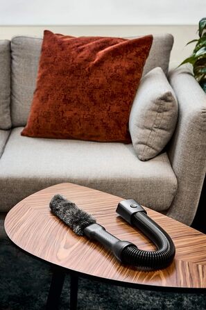 AEG AKIT21 Duster Kit (Flexible duster, suction hose, cleaning of delicate items, scratch-free dusting, vacuum cleaner attachment, washable, suitable for QX6, QX7, QX8-2, QX9, grey/black) AKIT21 Duster