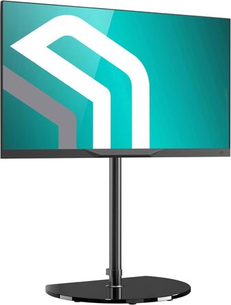 Підставка для телевізора ONKRON TS5060-B: 32-60 дюймів, до 41 кг, регульована, поворотна, VESA 400x400, чорний
