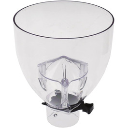 Контейнер для кавових зерен Mazzer для кавомолки MINI, з кришкою, висота 187 мм, діаметр 155 мм, отвір 57 мм