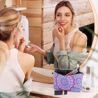 Косметичка для подорожей Czemo 4 шт. з тканини, водонепроникна, з монетницею, для жінок