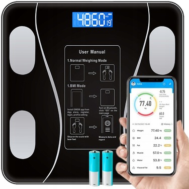 Розумні аналітичні ваги для ванної кімнати GreenDream SMART+ (Android, iOS)