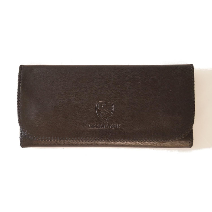 GERMANUS Ferruginus - Made in EU - Leather Tobacco Pouch, Tobacco Bag, Rolling Pouch, Rolling Case, Tobacco Case