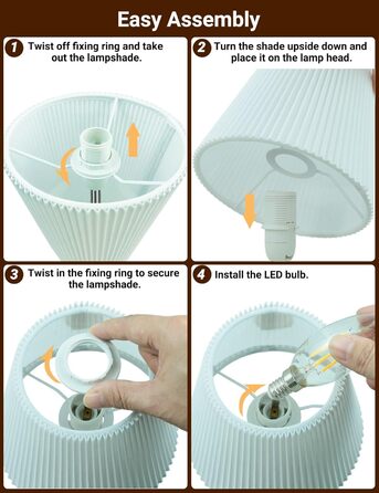 Торшер на тумбочку з сенсорним керуванням, регульована яскравість, 31.5 см, ретро стиль, для вітальні, спальні, нічник, подарунок (срібний)