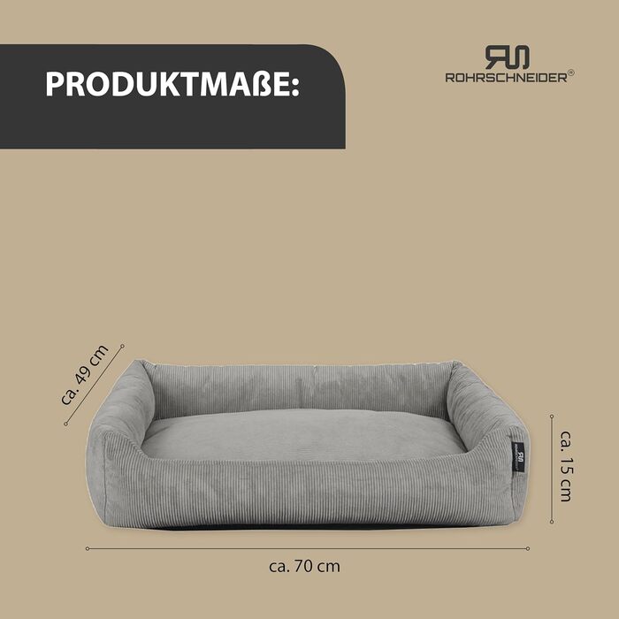 Кігтеточка-ліжко для котів Rohrschneider з м'яким кордовим матеріалом та ігровим набором (Сірий)