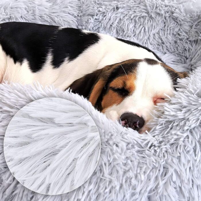 Крісло-ліжко для собак та котів Yuma Spazio, турецький, 35x50 см, міцне, анти-гризучий, м'яке сіре