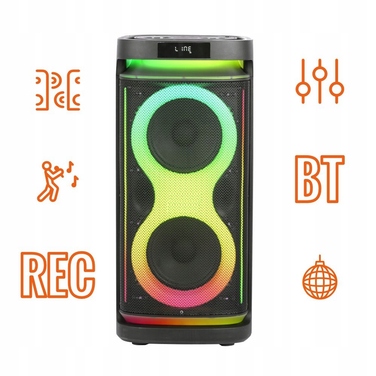 Портативна караоке-система Bluetooth Power Audio Manta Hektor з мікрофоном, 160 Вт