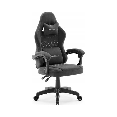 Ігрове крісло DELAGEAR G 300, чорне, тканинне