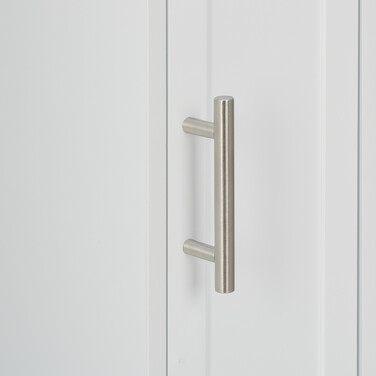 Relaxdays White Standing Toilet Paper Holder