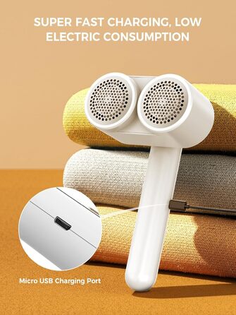 Електричний флусознімач Smiling Shark M-3: бездротовий, з 4 рівнями регулювання, 90° обертання, для одягу та меблів