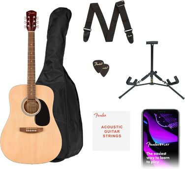 Акустична гітара Fender Alternative Series Dreadnought + аксесуари (Gigbag, підставка, ремінь)