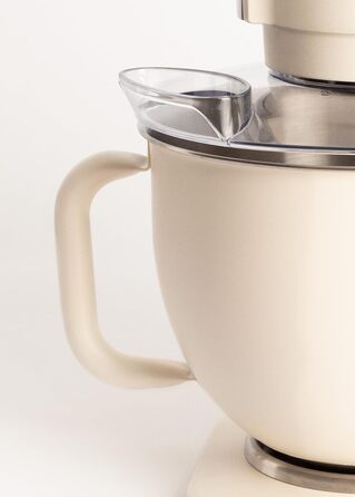 Планетарний міксер CREATE/DOWNMIX RETRO для кухні, колір Крем: 6 швидкостей, автоматичні програми для збивання, змішування та емульгування