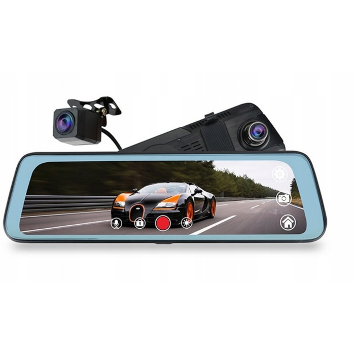 Автомобільний відеореєстратор Fastcam T09CM: 2 камери, Full HD, кут огляду 170°, сенсорний екран