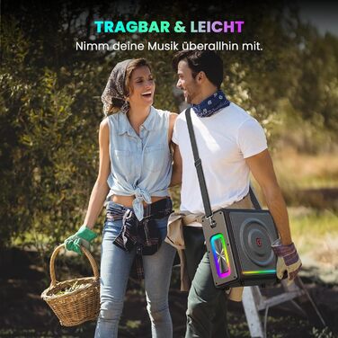 Караоке машина з 2 мікрофонами, портативна Bluetooth колонка з підсвіткою, FM, USB, TF, AUX, TWS, для дорослих та дітей, MS78