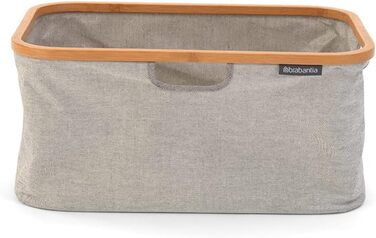 Складаний кошик для білизни Brabantia 40 л, водостійкий, для зберігання іграшок та паперу, органайзер, сірий, багатофункціональний