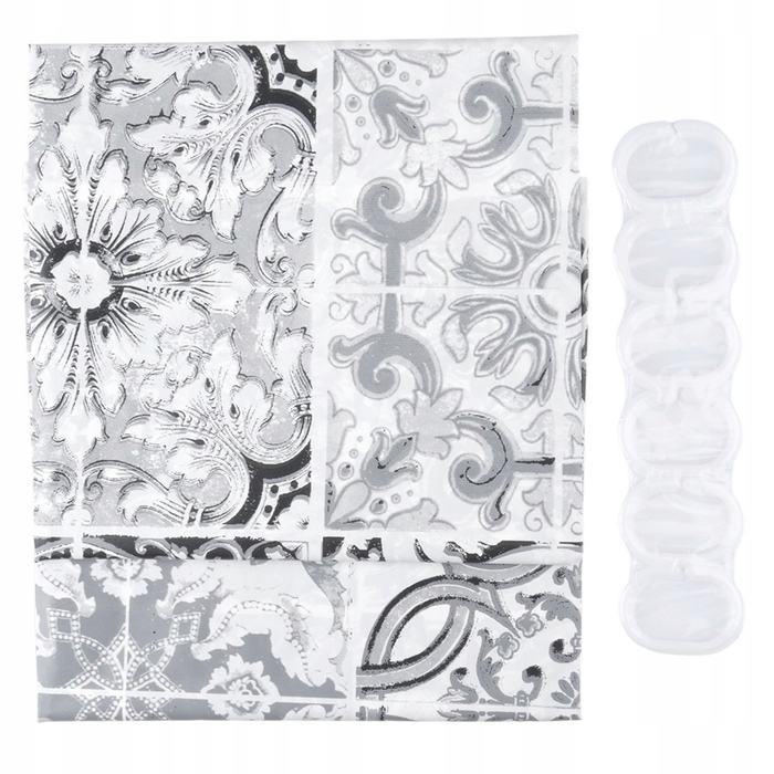 Штора для душу вінілова Vilde 180 x 180 см