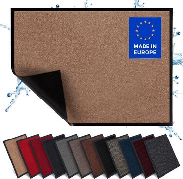 Килимок для дому Carpet Diem, 60x80 см, бежевий - для входу, антиковзаюча, для дому та вулиці