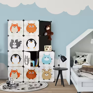 Relaxdays Tier-themed Storage Shelves for Kids' Rooms