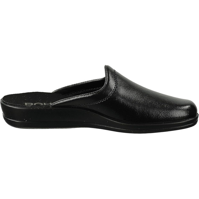 Чоловічі тапочки Rohde Lekeberg, 42 EU, чорні - комфортні домашні капці для дому та саду