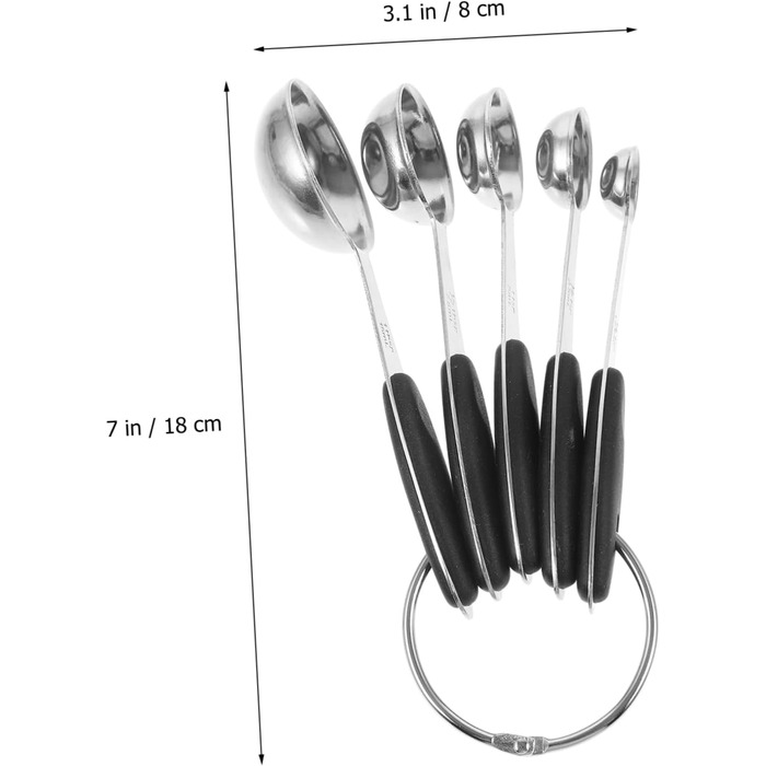 4-Piece Stainless Steel Measuring Spoon Set, Laboratory Measuring Cups, Measuring Gadgets, Teaspoons, Beakers, Measuring Cups, Measuring Cups, Coffee Cups with Lids, Dinnerware, Utensils, Baking Accessories, Silica Gel, Cabilock