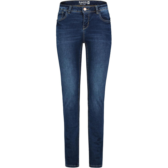 Джинси жіночі Sublevel Skinny Slim Fit Julia Dark Blue XL еластичні