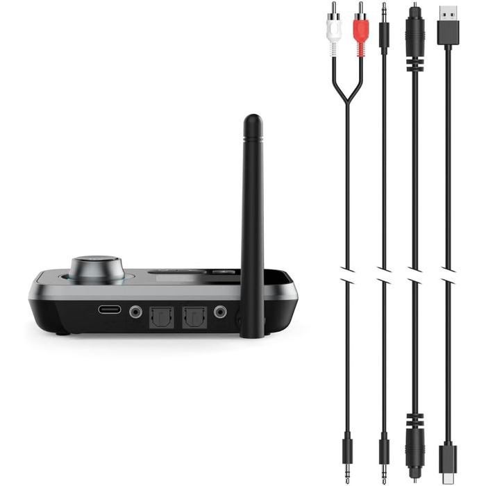 Bluetooth адаптер Hama для телевізора, стереосистеми, проектора: підключення навушників, колонок, телефону, планшета (Bluetooth передавач/приймач, Aux 3.5mm, Optical)