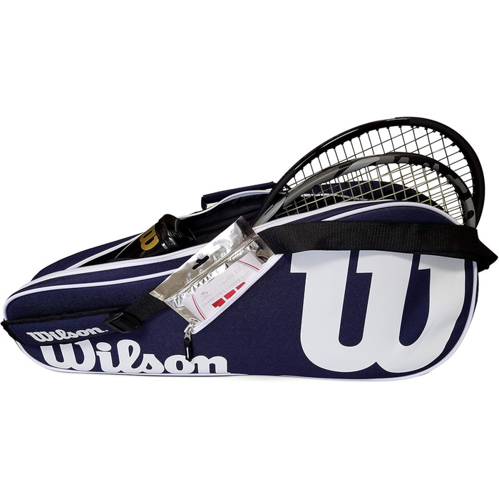 Сумка для тенісу Wilson Advantage Limited Edition Marineblau/Weiß на 2 ракетки