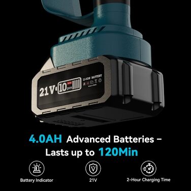 Акумуляторна міні-пила Supstable 8/6 дюймів, 8000mAh, 900W, з автоматичним змащенням, сумісна з Makita 18V, для різання гілок