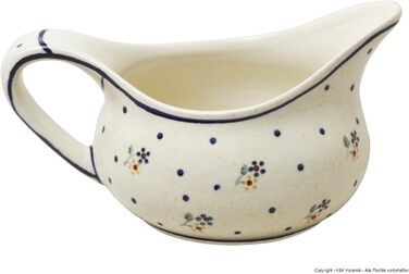 Original Bunzlauer Ceramics Sauce Boat, 0.45 Liter, Decor 111