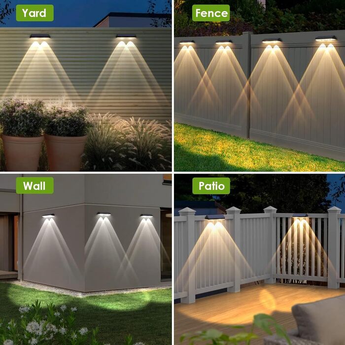 Outdoor Solar Lights for Garden - Waterproof LED Lamps for Decoration