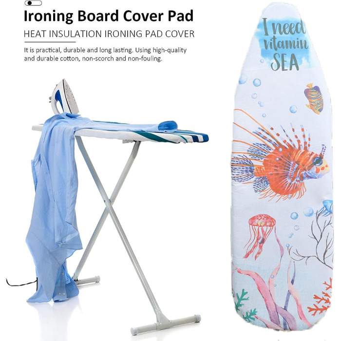 Балконний чохол для прасувальної дошки, бавовна, 140x50 см, для парогенератора