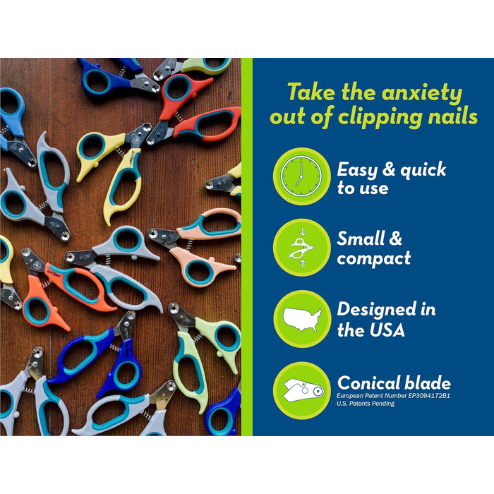 Кліпер для обрізання нігтів домашніх тварин Zen Clipper, коралловий, 1.5 мм