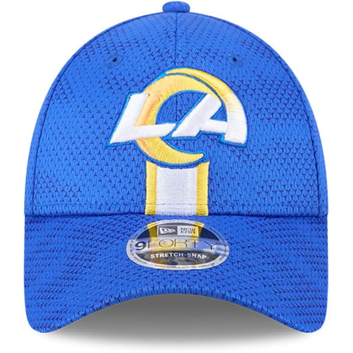 Кепка New Era NFL Sideline 2024 з логотипом команди Los Angeles Rams, регульована, 9Forty, бейсболка, American Football, AFC NFC Snapback