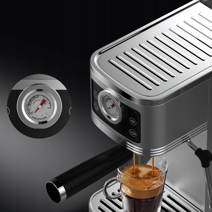 Кавомашина Iceagle Espresso CM1660B, італійський насос 20 бар, з капучинатором