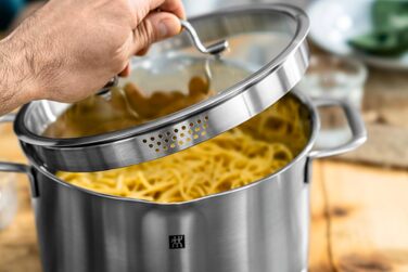 Набір каструль ZWILLING TrueFlow з кришками, 5 предметів, нержавіюча сталь, для індукційних плит, сріблястий