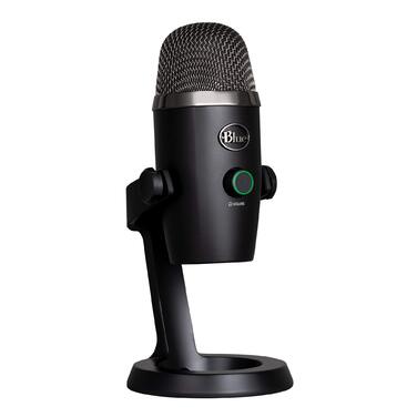 Blue Yeti Nano – Преміум USB-мікрофон для запису, стрімінгу, геймінгу та подкастів (PC/Mac). З Blue VO!CE, кардіоїдна та всеспрямована характеристика, чорний