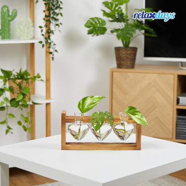Relaxdays Reagent Tube Vase with Stand