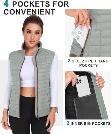 Жіноча тепла куртка Little Donkey Andy Puffer Wete для активного відпочинку, хайкінгу та бігу (XS, світло-сірий)