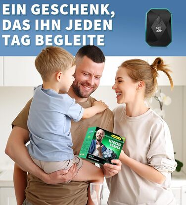 Електричний голкострум для чоловіків Luctry Glatzen Rasierer, 5D голкострум для чоловіків з лисою головою, водонепроникний IPX7, темно-зелений