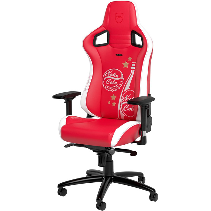 Ігрове крісло noblechairs Epic Nuka Cola, ергономічне, з підголівником і поперековою підтримкою, для офісу та геймінгу, до 120 кг, до 185 см