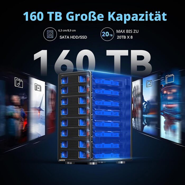 Зовнішній RAID корпус для 2 HDD/SSD 2.5