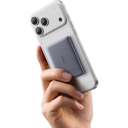 Power Bank Baseus Mini MagSafe 5000mAh з MagSafe, PD 20W, Qi2, сірий колір