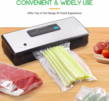 Vacuum Bags for Food 20CM x 30CM, 50 Bags, for Vacuum Sealers & Heat Sealers, BPA-Free, Strong & Tear-Resistant, Suitable for Sous Vide