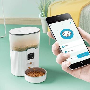 Автоматичне годування для котів Smart Futterautomat: WiFi, керування через додаток, прозорий контейнер для корму