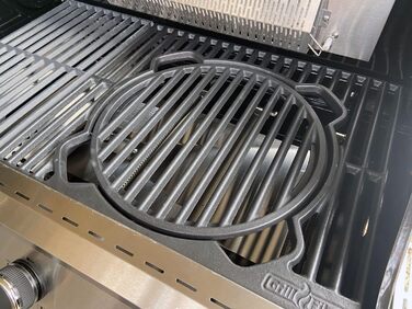Чавунна решітка Grillfürst X-Rost для газових грилів G-серії (від G210), товщина 11 мм, додатковий гриль-решітка 47,9x41,3 см