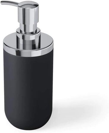 Миска для мила Umbra Junip, хром/чорний, дозатор мила