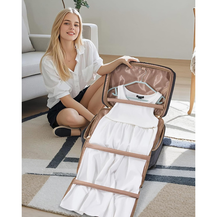 Рюкзак LOVEVOOK для ручної поклажі літака 45x36x20, жіночий великий рюкзак для подорожей з відділенням для ноутбука 17,3 дюйма, водонепроникний, підходить для Easyjet, для ділових поїздок та подорожей (Чорний, 45 x 36 x 20 см (17,3 дюйма))