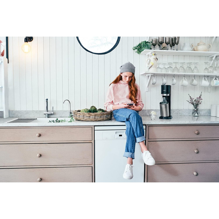 SodaStream DUO комплект: карбонізатор для води з циліндром CO2, 2 скляні пляшки 1л та 1 пластикова 1л (Titan)