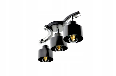 Стеля lampa-люстра FM3-W з плафоном для вітальні, модель WALEC_W